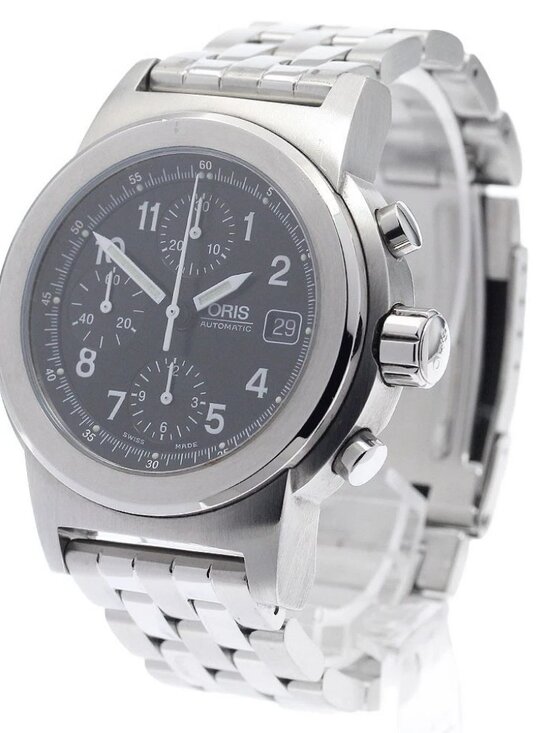 ORIS Big crown 7511 Date Chronograph black Dial Automatic Men\'s Watch_945871 main image 4